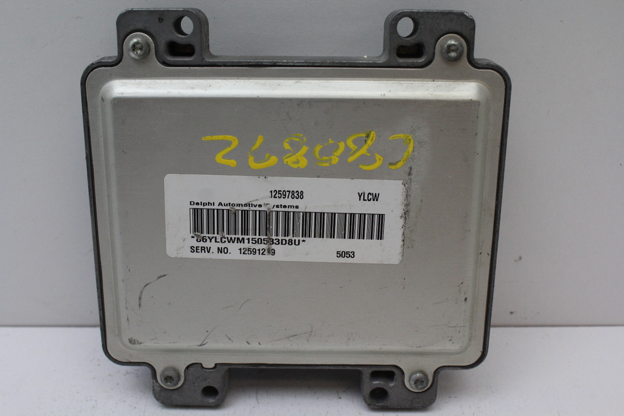 2005 05 Chevrolet Malibu 12591279 Computer Engine Control ECU ECM EBX Module