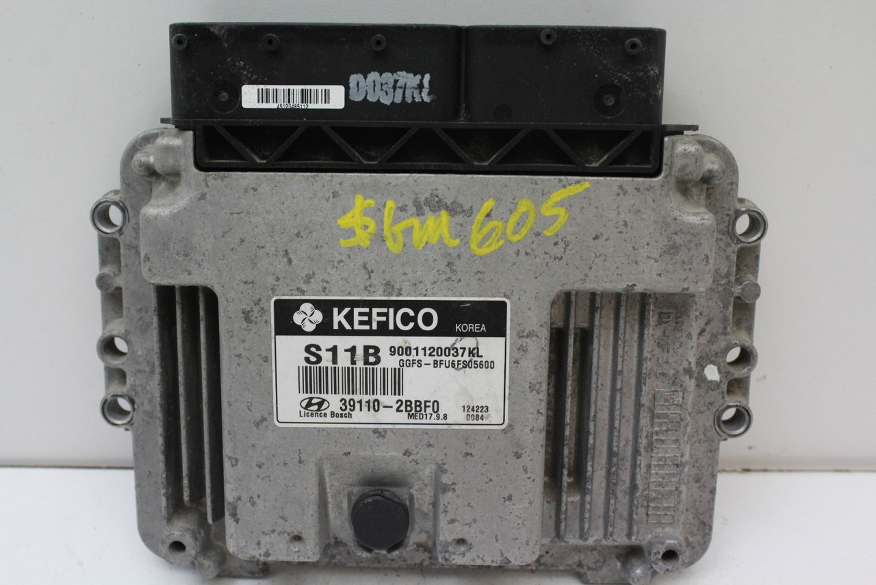 12 2012 Hyundai Veloster 39110-2BBF0 Computer Engine Control ECU ECM Module 12 2012 Hyundai Veloster 39110-2BBF0 Computer Engine Control ECU ECM Module