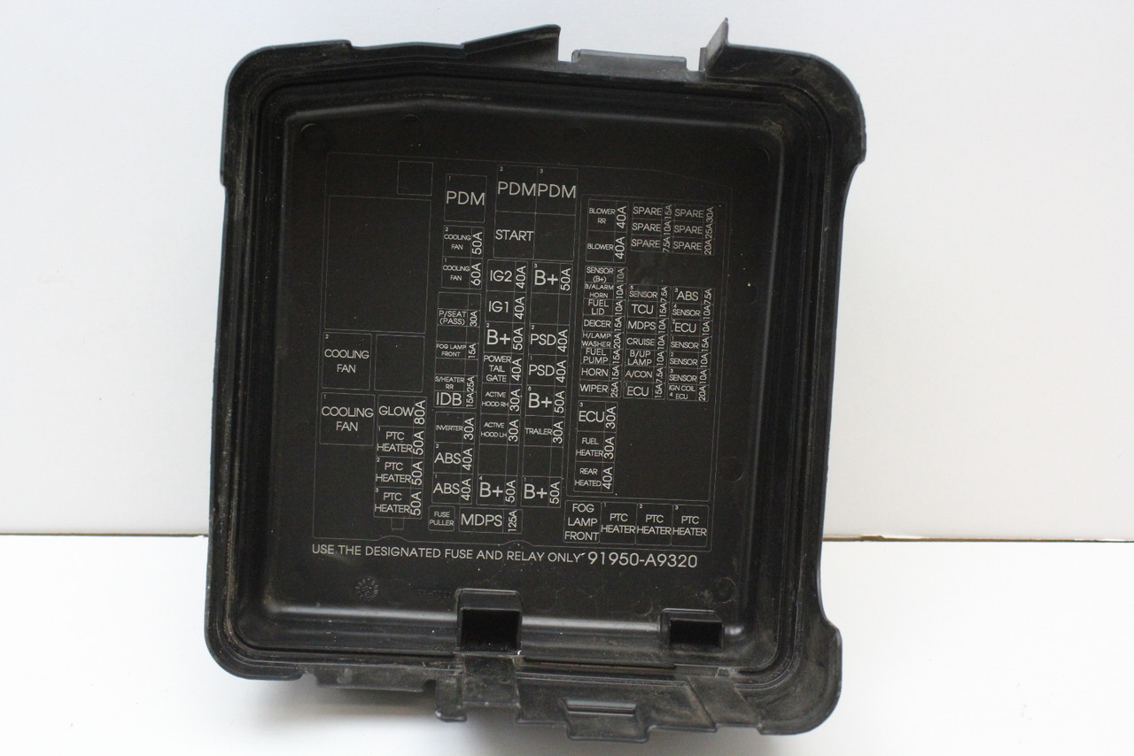 15-18 Kia Sedona 91222-A9781 Fusebox Fuse Box Junction Relay Control Module
