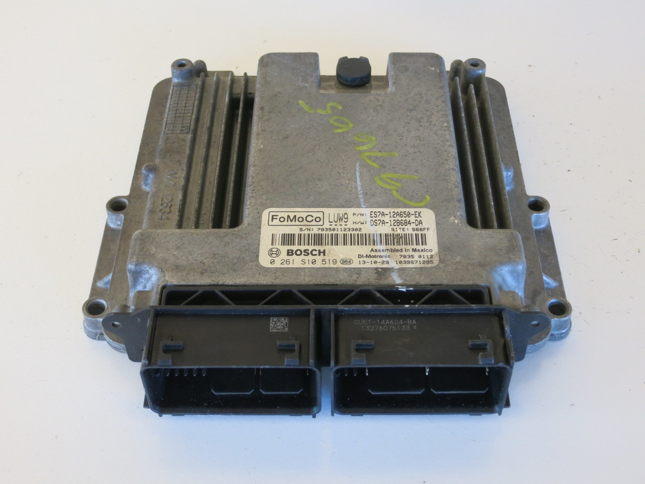 14-16 Ford Fusion ES7A-12A650-EK Computer Engine Control ECU ECM EBX Module