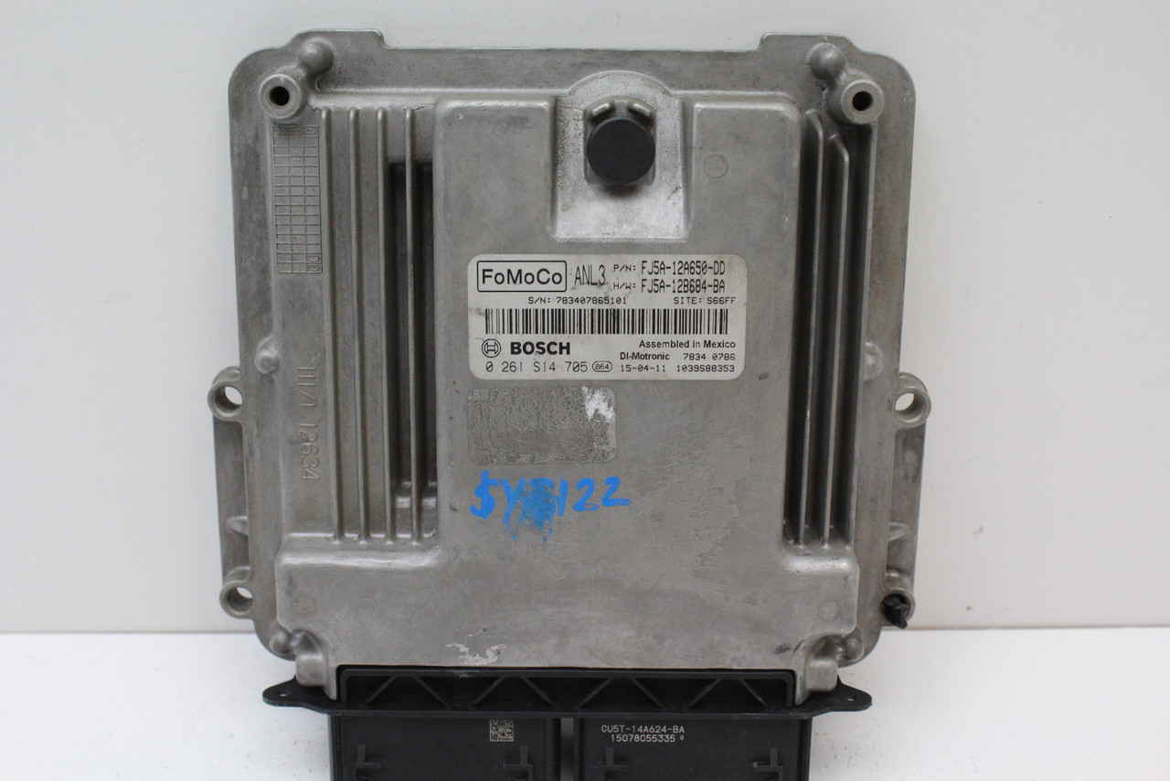 2015 15 Escape FJ5A-12A650-DD Computer Brain Engine Control ECU ECM EBX Module 2015 15 Escape FJ5A-12A650-DD Computer Brain Engine Control ECU ECM EBX Module