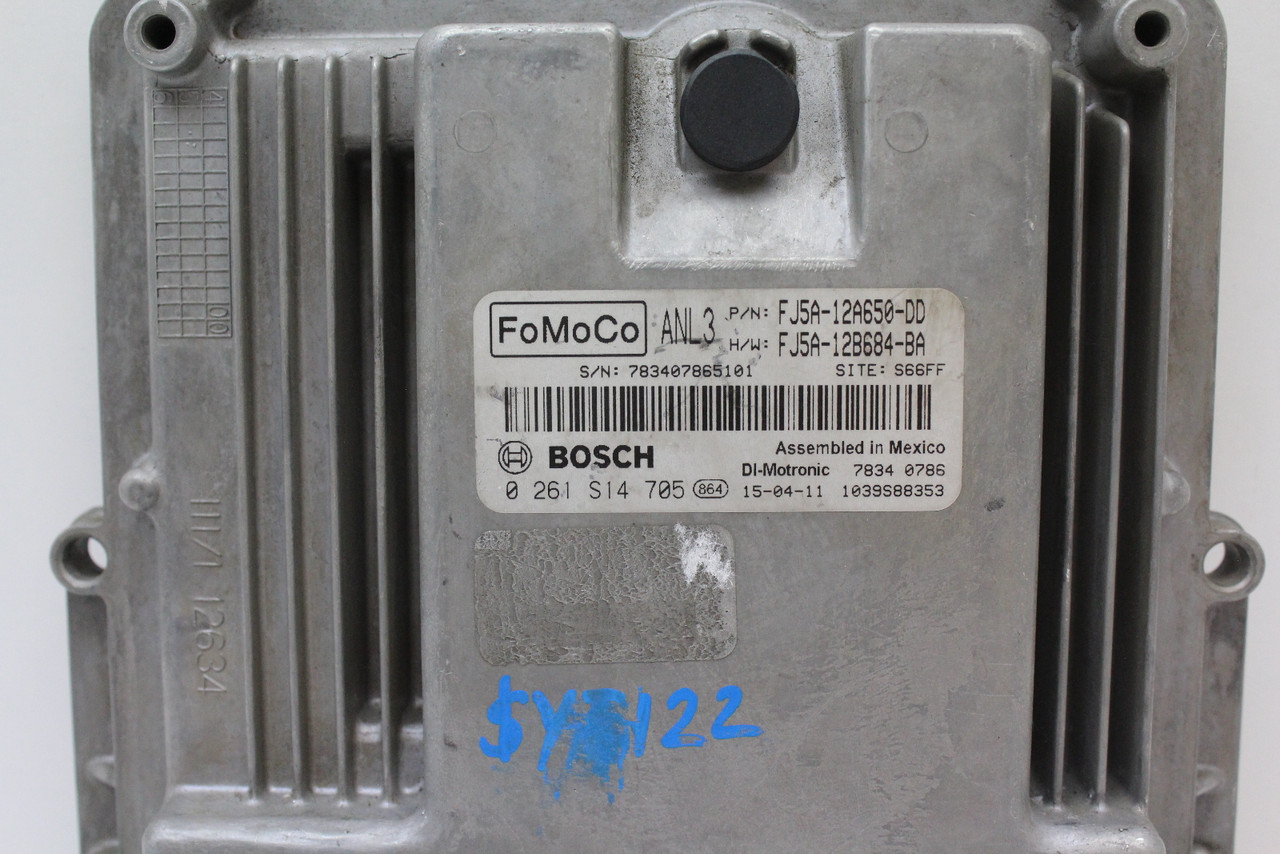 2015 15 Escape FJ5A-12A650-DD Computer Brain Engine Control ECU ECM EBX Module 2015 15 Escape FJ5A-12A650-DD Computer Brain Engine Control ECU ECM EBX Module