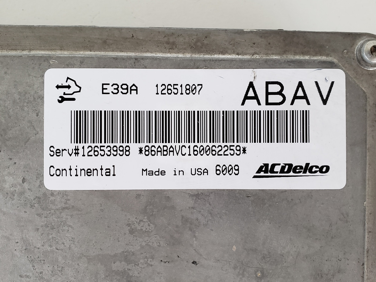 2014-2015 Cadillac CTS 12653998 Computer Brain Engine Control ECU ECM EBX Module