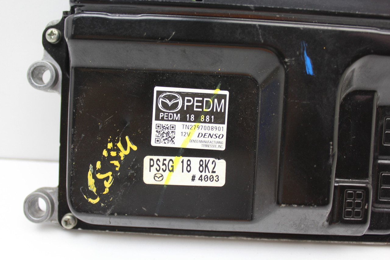 2014 14 Mazda 3 PEDM 18 881 Computer Brain Engine Control ECU ECM EBX Module