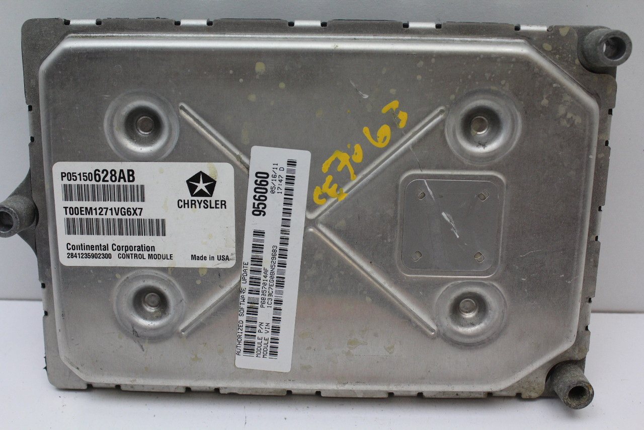 11 2011 Chrysler 200 P68057014AF Computer Engine Control ECU ECM EBX Module
