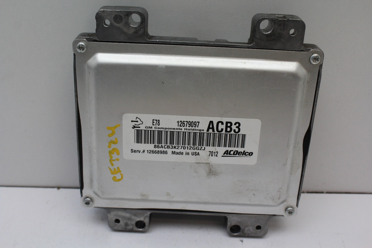 17-20 Chevrolet Trax 12668986 Computer Brain Engine Control ECU ECM EBX Module