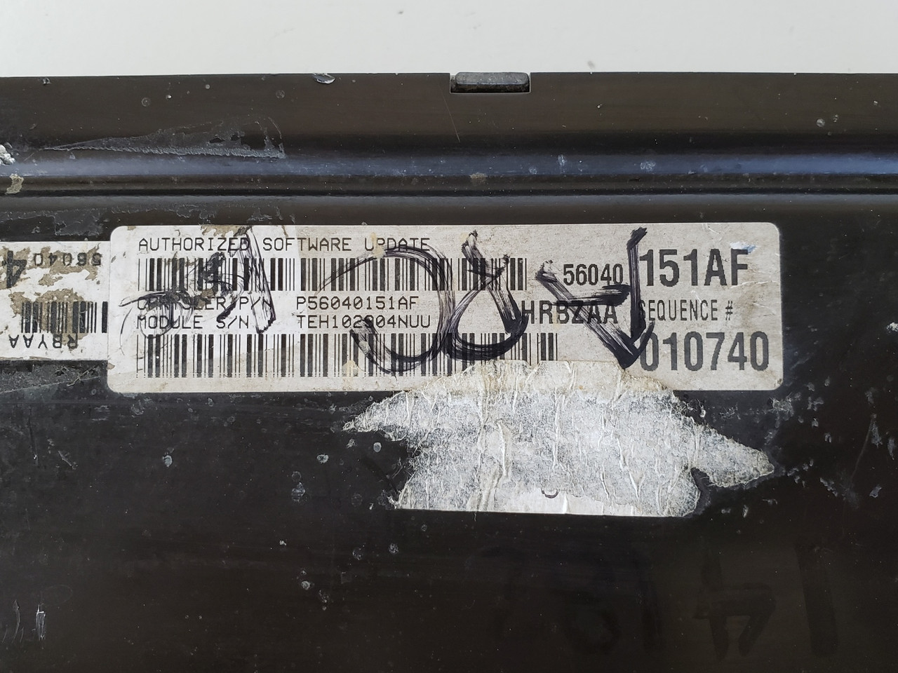1999 Dodge Ram P56040151AB Computer Brain Engine Control ECU ECM EBX Module