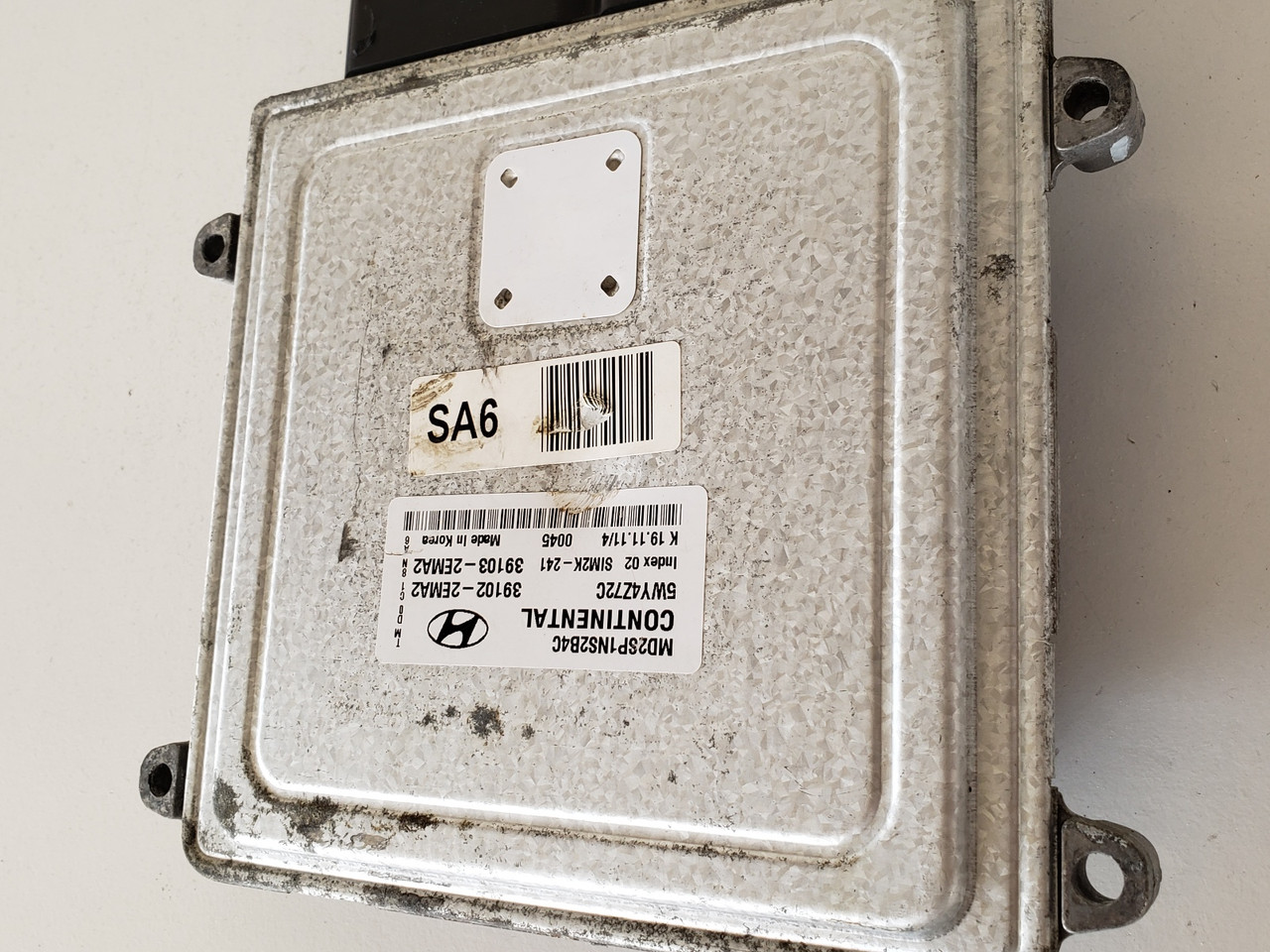 2011-2013 Elantra 39103-2EMA2 Computer Brain Engine Control ECU ECM EBX Module