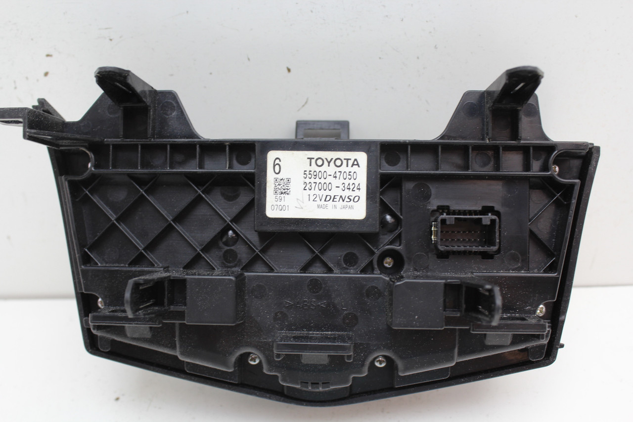 12 13 Toyota Prius Climate Control Panel Temperature Unit A/C Heater