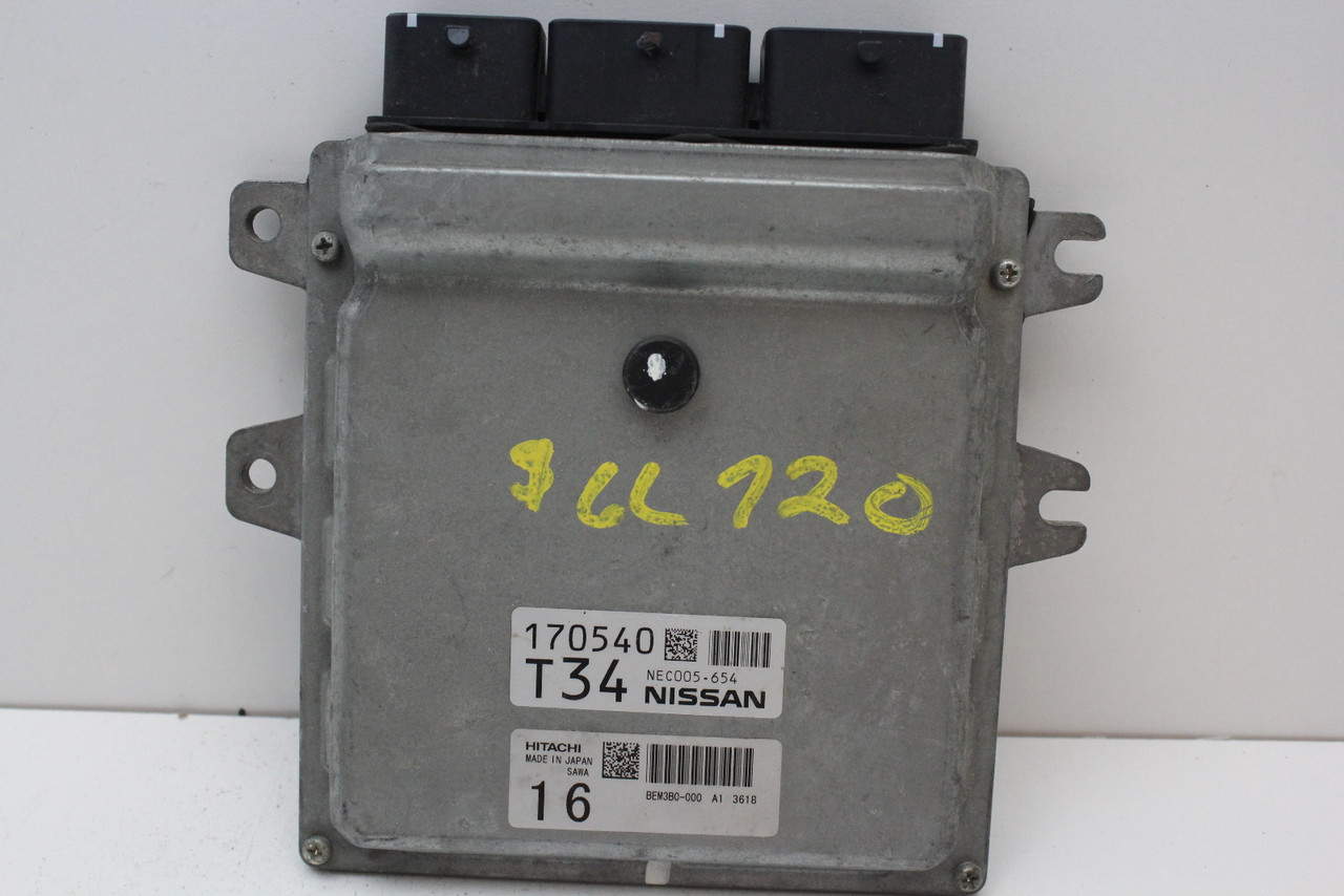 2013 13 Nissan Quest NEC005-654 Computer Brain Engine Control ECU ECM EBX Module
