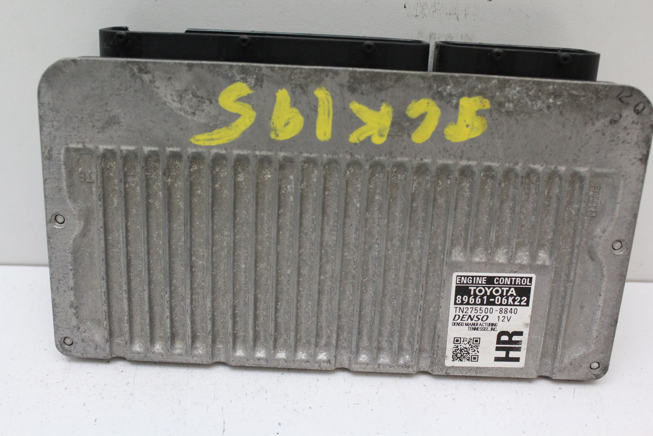 12-14 Toyota Camry 89661-06K22 Computer Brain Engine Control ECU ECM EBX Module 12-14 Toyota Camry 89661-06K22 Computer Brain Engine Control ECU ECM EBX Module