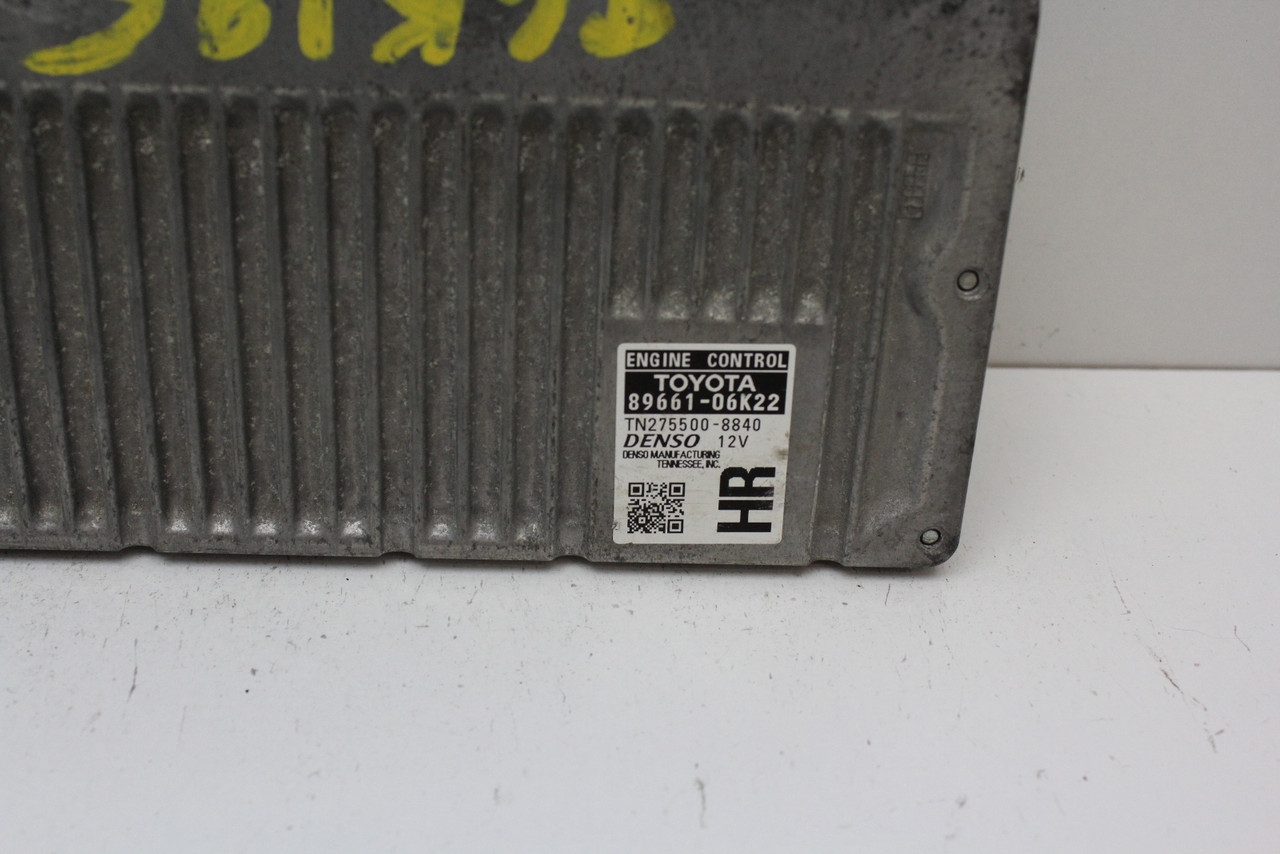 12-14 Toyota Camry 89661-06K22 Computer Brain Engine Control ECU ECM EBX Module 12-14 Toyota Camry 89661-06K22 Computer Brain Engine Control ECU ECM EBX Module