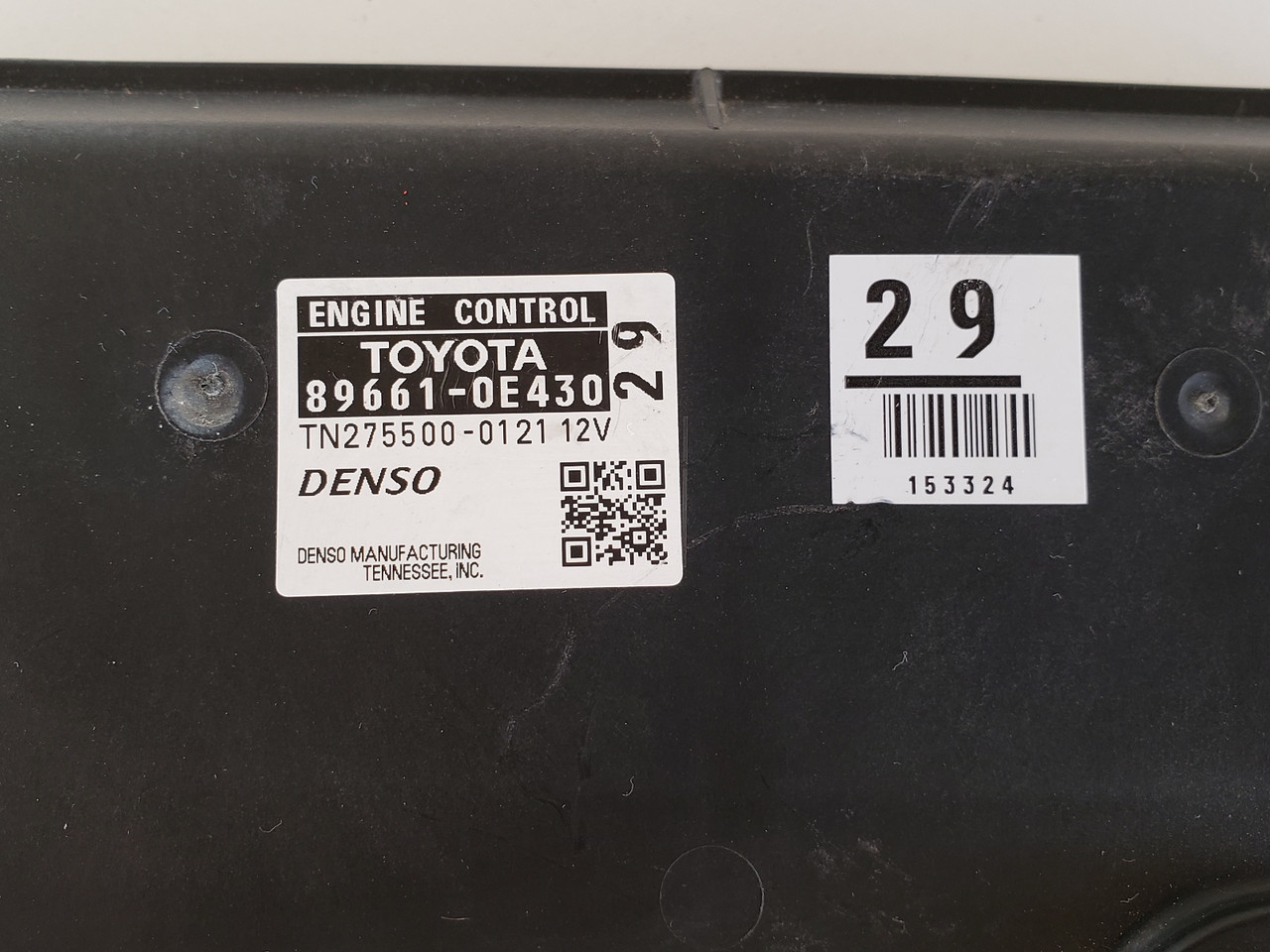 2012 Lexus RX350 89661-0E430 Computer Brain Engine Control ECU ECM EBX Module