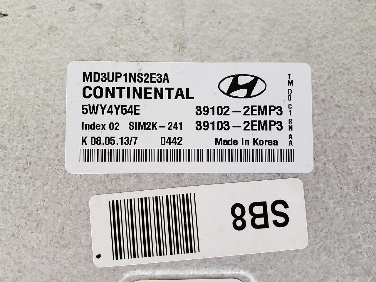 2011-2013 Elantra 39103-2EMP3 Computer Brain Engine Control ECU ECM EBX Module 2011-2013 Elantra 39103-2EMP3 Computer Brain Engine Control ECU ECM EBX Module