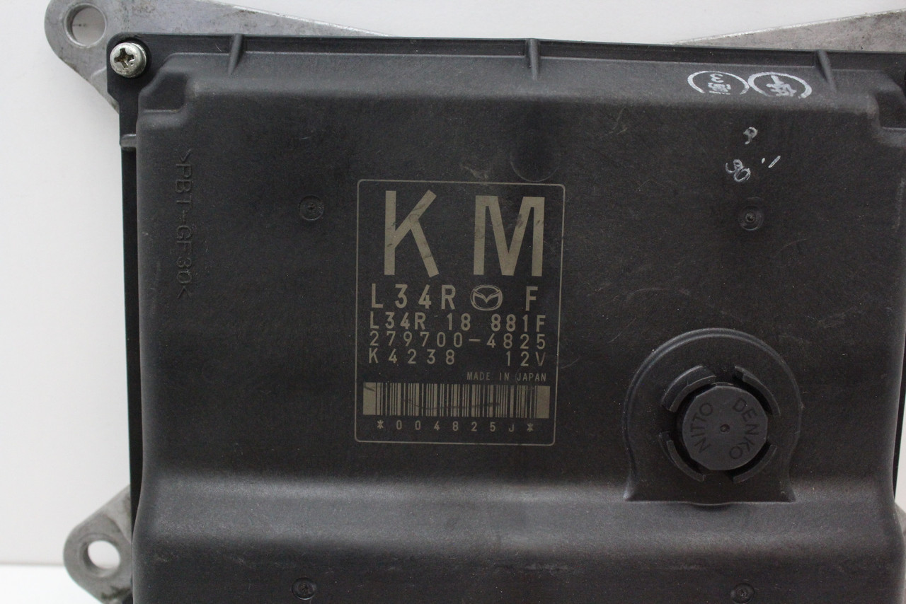 07-09 Mazda 3 L34R 18 881F Computer Brain Engine Control ECU ECM EBX Module