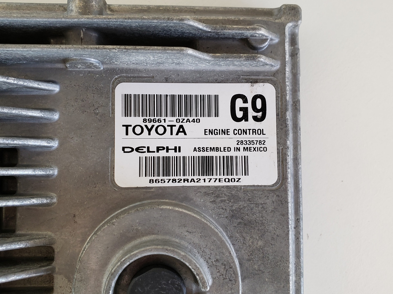 2012 Toyota Corolla 89661-0ZA40 Computer Brain Engine Control ECU ECM EBX Module