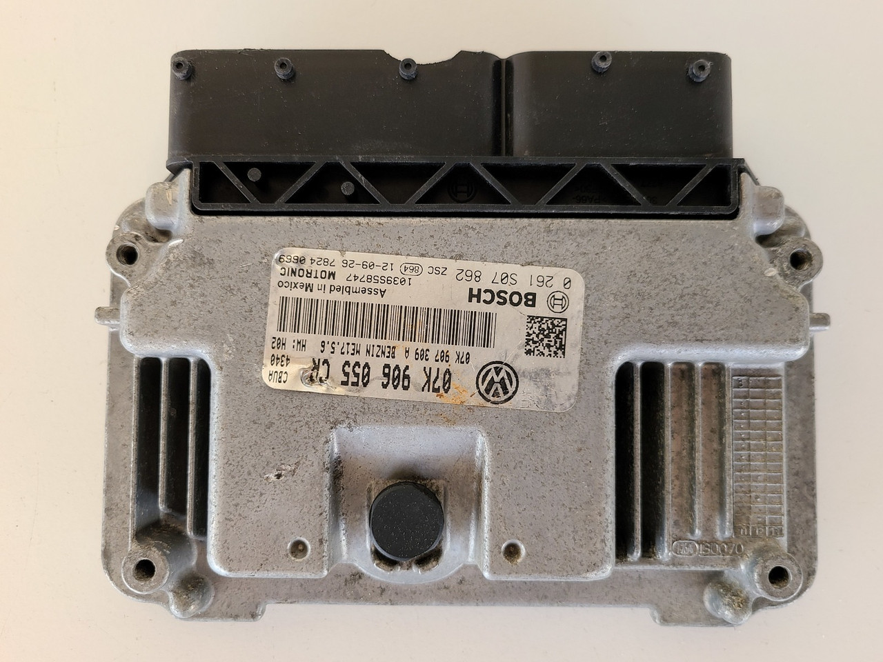 2013-2014 Passat 07K 906 055 CR Computer Brain Engine Control ECU ECM EBX Module