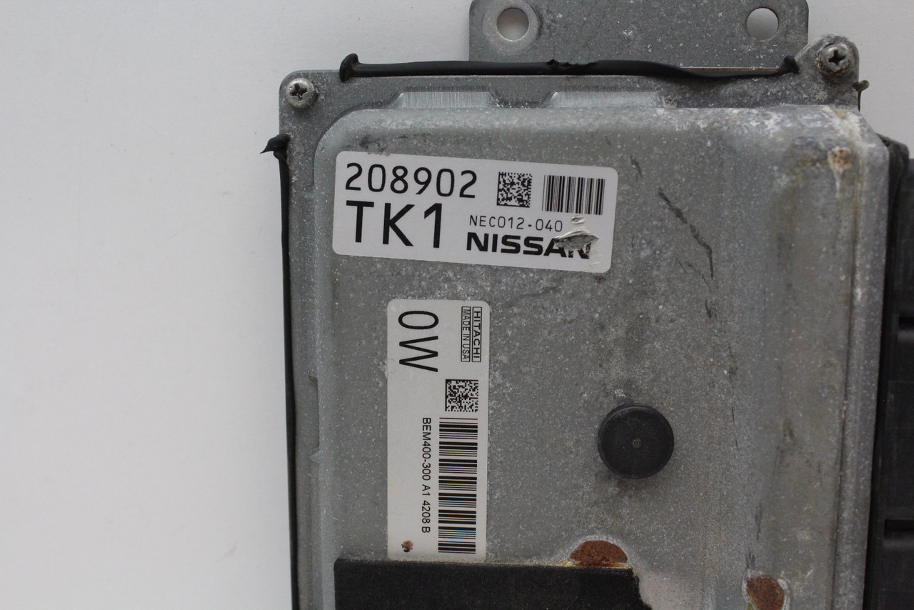13 14 Nissan Altima NEC012-040 Computer Brain Engine Control ECU ECM EBX Module 13 14 Nissan Altima NEC012-040 Computer Brain Engine Control ECU ECM EBX Module