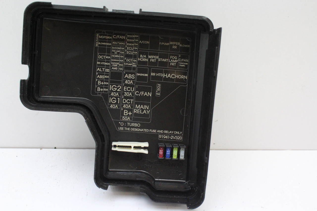 2015 15 Hyundai Veloster 912362V057 Fusebox Fuse Box Relay Unit Module