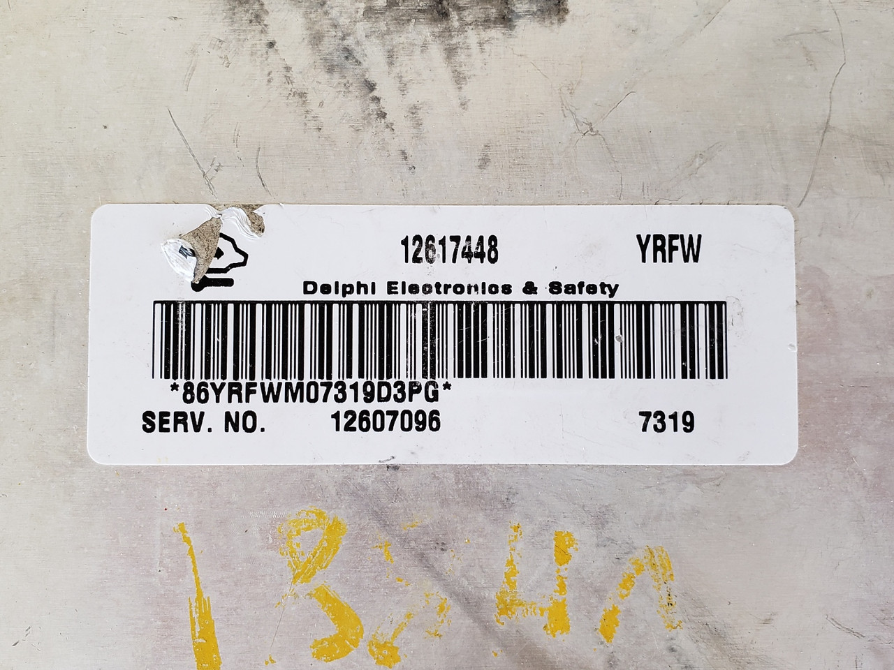 2008 Chevy Cobalt 12607096 Computer Brain Engine Control ECU ECM EBX Module