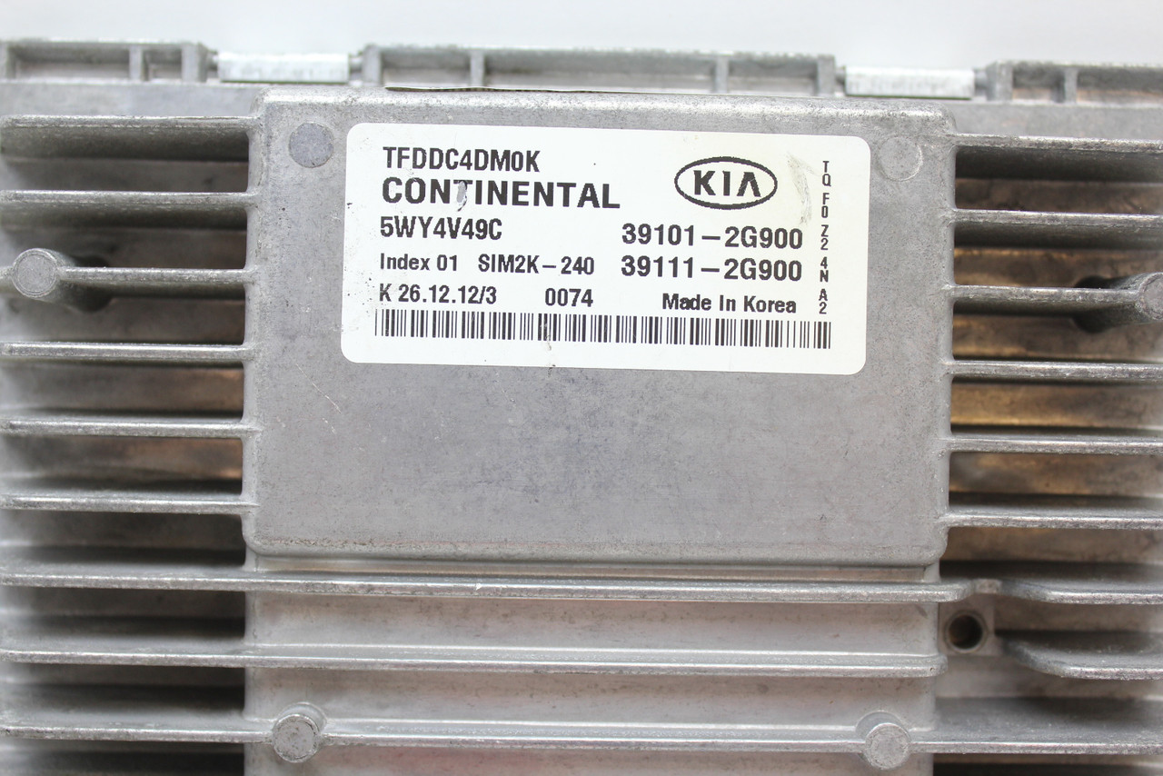 11 12 13 Kia Optima 39111-2G900 Computer Brain Engine Control ECU ECM EBX Module