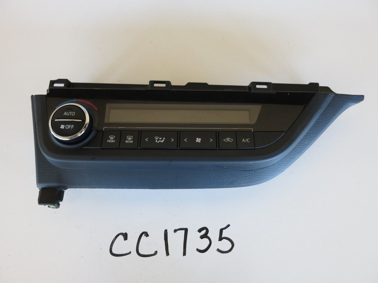 14 15 TOYOTA COROLLA CLIMATE CONTROL PANEL TEMP UNIT A/C HEATER HVAC OEM CC1735 14 15 TOYOTA COROLLA CLIMATE CONTROL PANEL TEMP UNIT A/C HEATER HVAC OEM CC1735