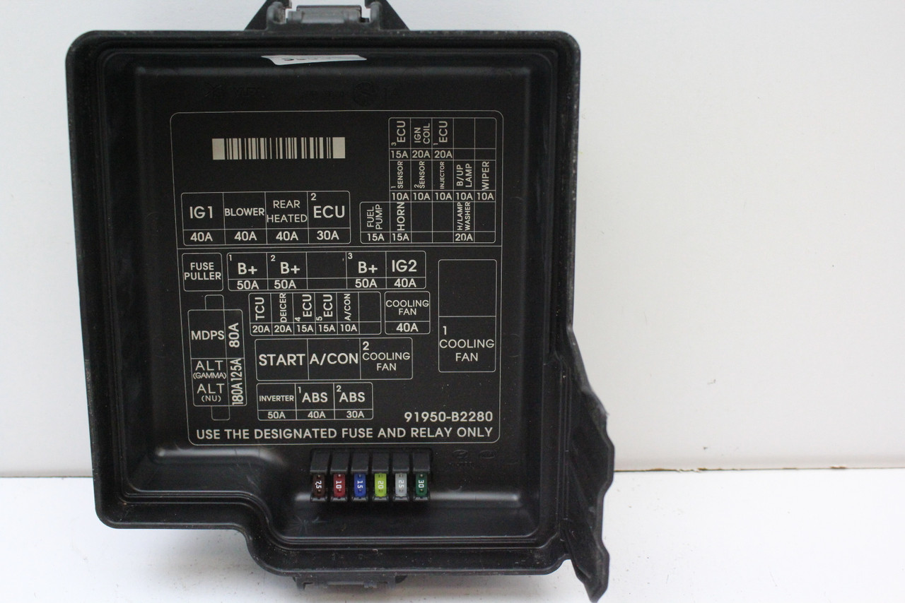 2016 16 Kia Soul 91481-B2310 Fusebox Fuse Box Relay Unit Module