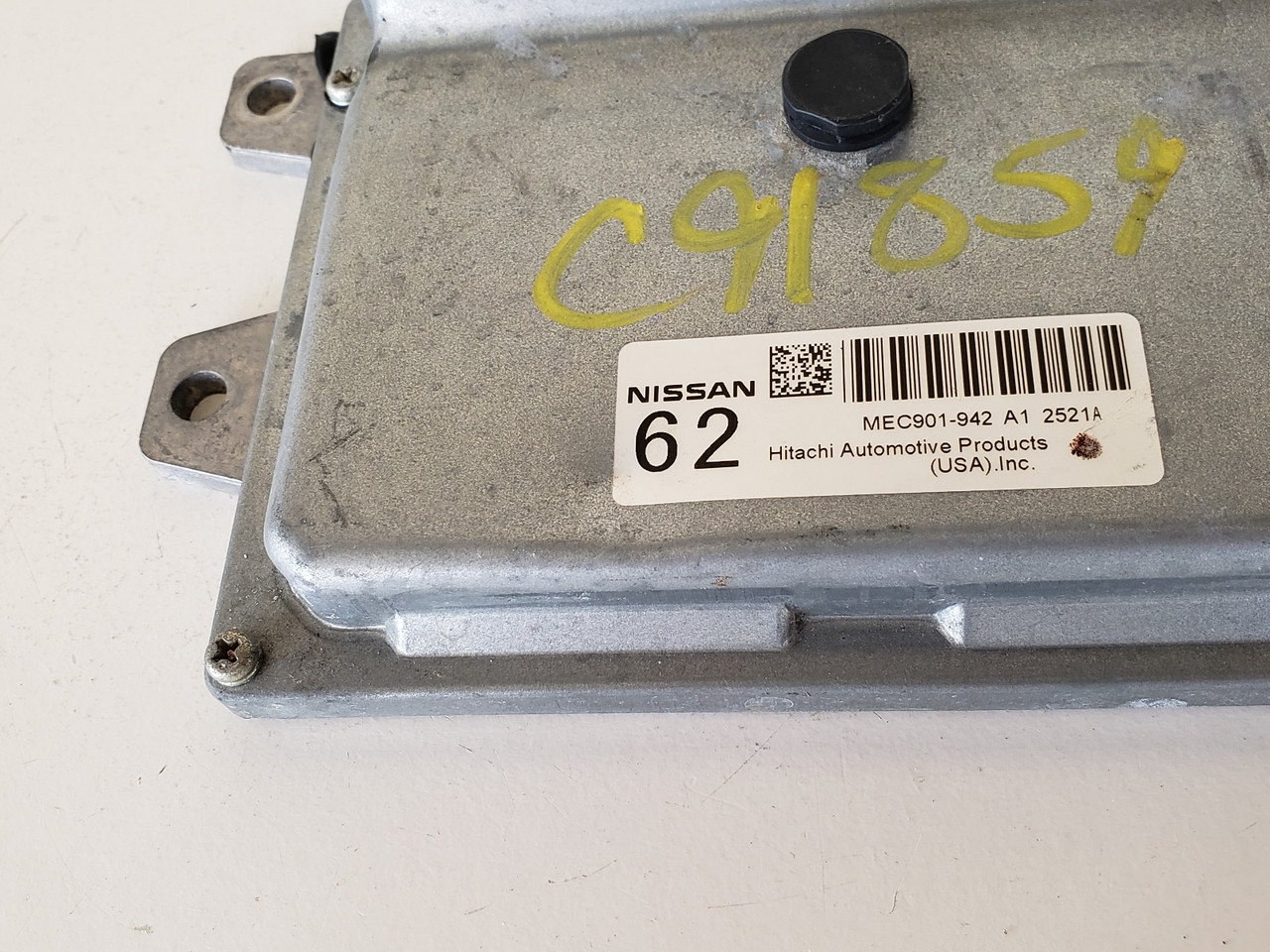 2012 Nissan Versa MEC901-942 A1 Computer Brain Engine Control ECU ECM EBX Module