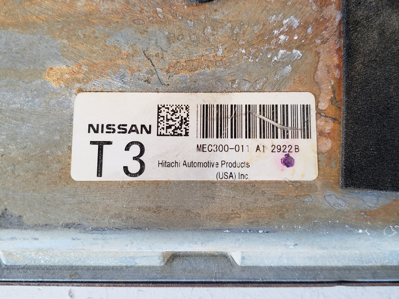 2013-2014 Altima MEC300-011 A1 Computer Brain Engine Control ECU ECM EBX Module