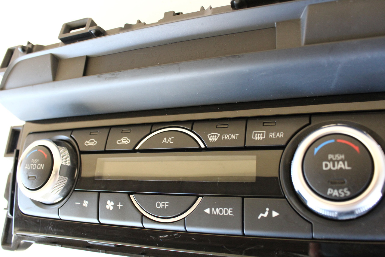 14 15 16 Mazda 6 Climate Control Panel Temperature Unit A/C Heater