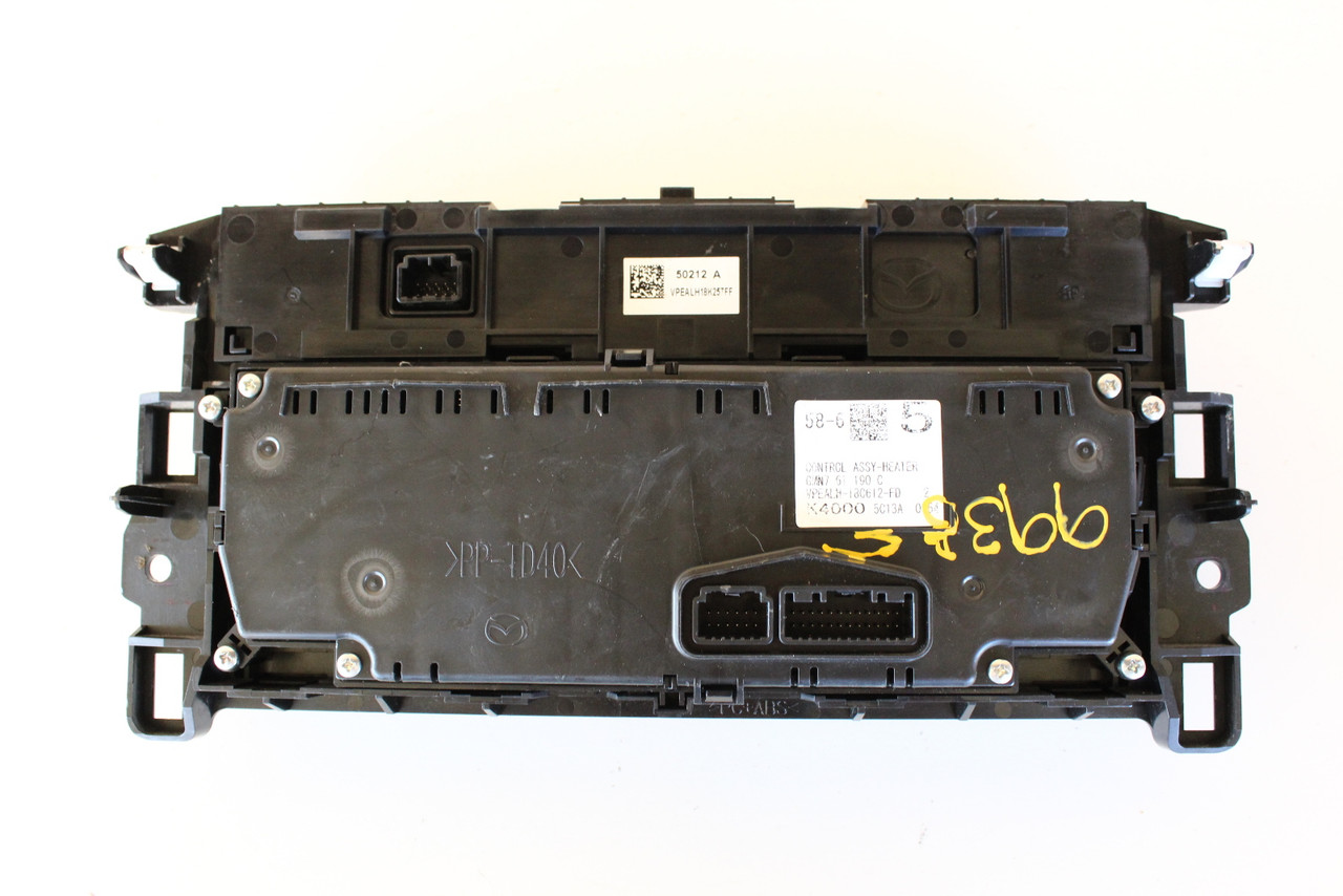 14 15 16 Mazda 6 Climate Control Panel Temperature Unit A/C Heater