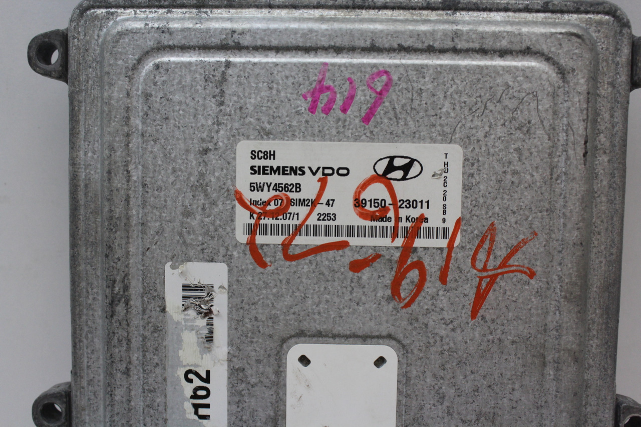 07-10 Hyundai Elantra 39150-23011 Computer Brain Engine Control ECU ECM Module