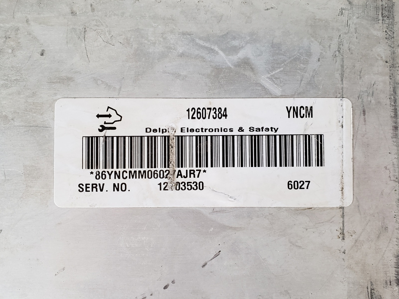 2008-2009 Saturn Aura 12603530 Computer Brain Engine Control ECU ECM EBX Module