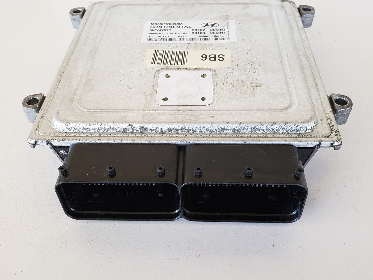 2011-2013 Elantra 39102-2EMN3 Computer Brain Engine Control ECU ECM EBX Module