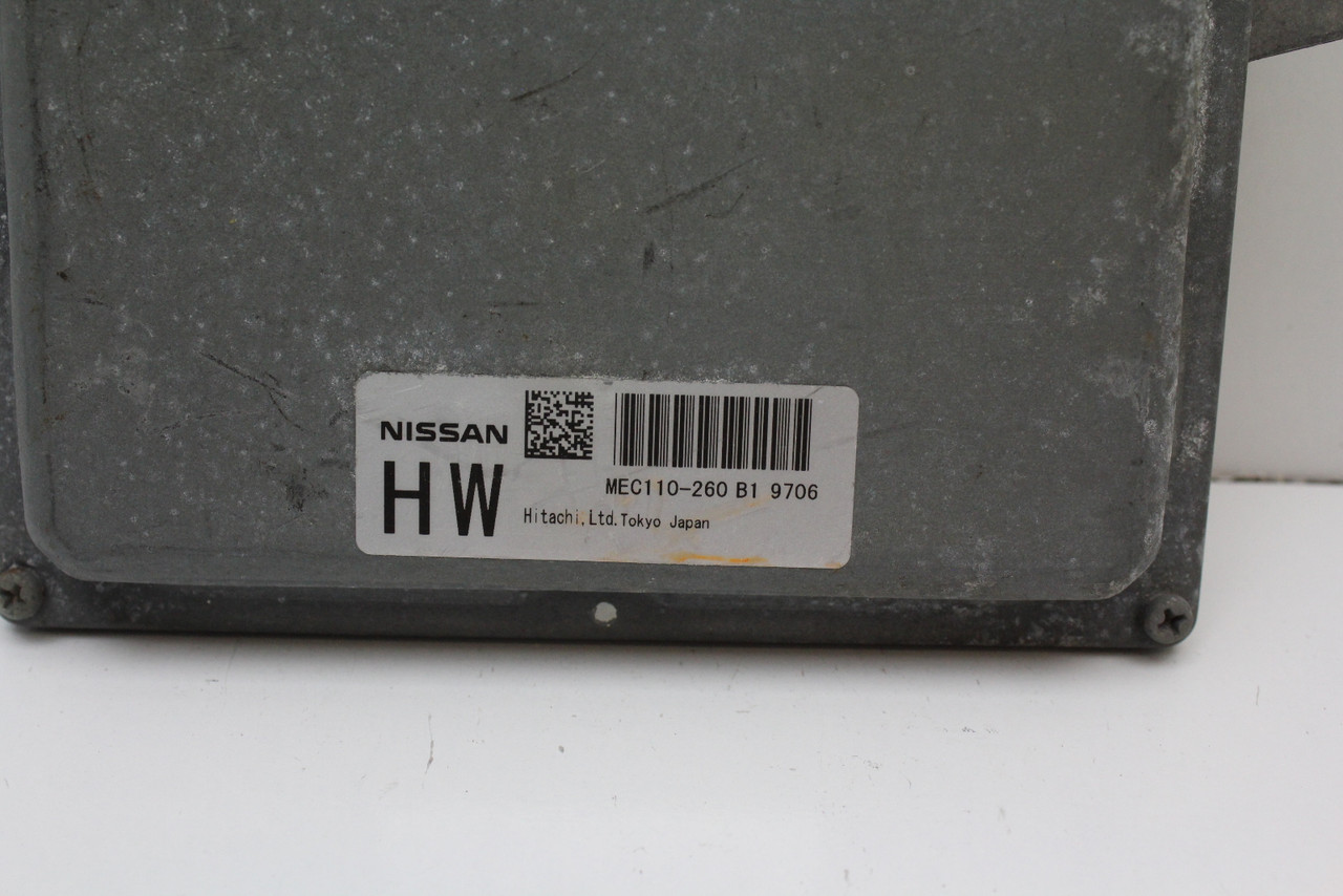 2009 09 Nissan Altima MEC110-260 B1 Computer Engine Control ECU ECM EBX Module