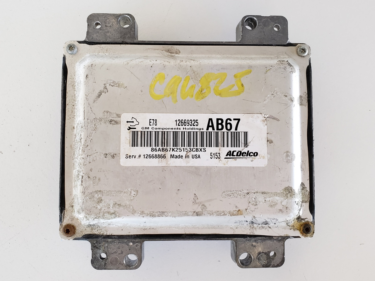 2012-2016 Chevy Sonic 12668866 Computer Brain Engine Control ECU ECM EBX Module