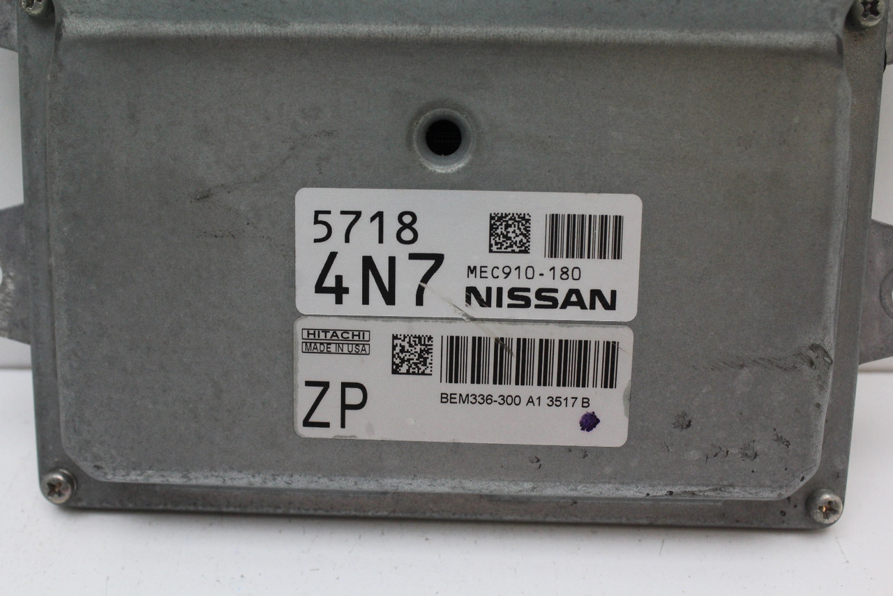 14-16 Nissan Versa MEC910-180 Computer Brain Engine Control ECU ECM EBX Module