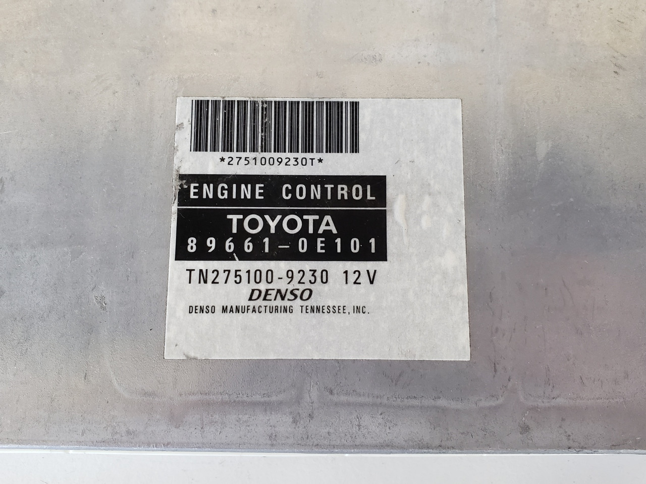ベビーズコラ 2009-2010 Corolla 89661-02F50 Computer Brain Engine Control ECU