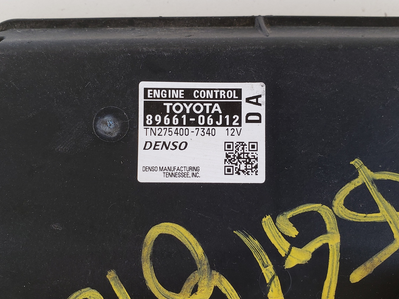 2010-2011 Camry 89661-06J12 Computer Brain Engine Control ECU ECM EBX Module 2010-2011 Camry 89661-06J12 Computer Brain Engine Control ECU ECM EBX Module