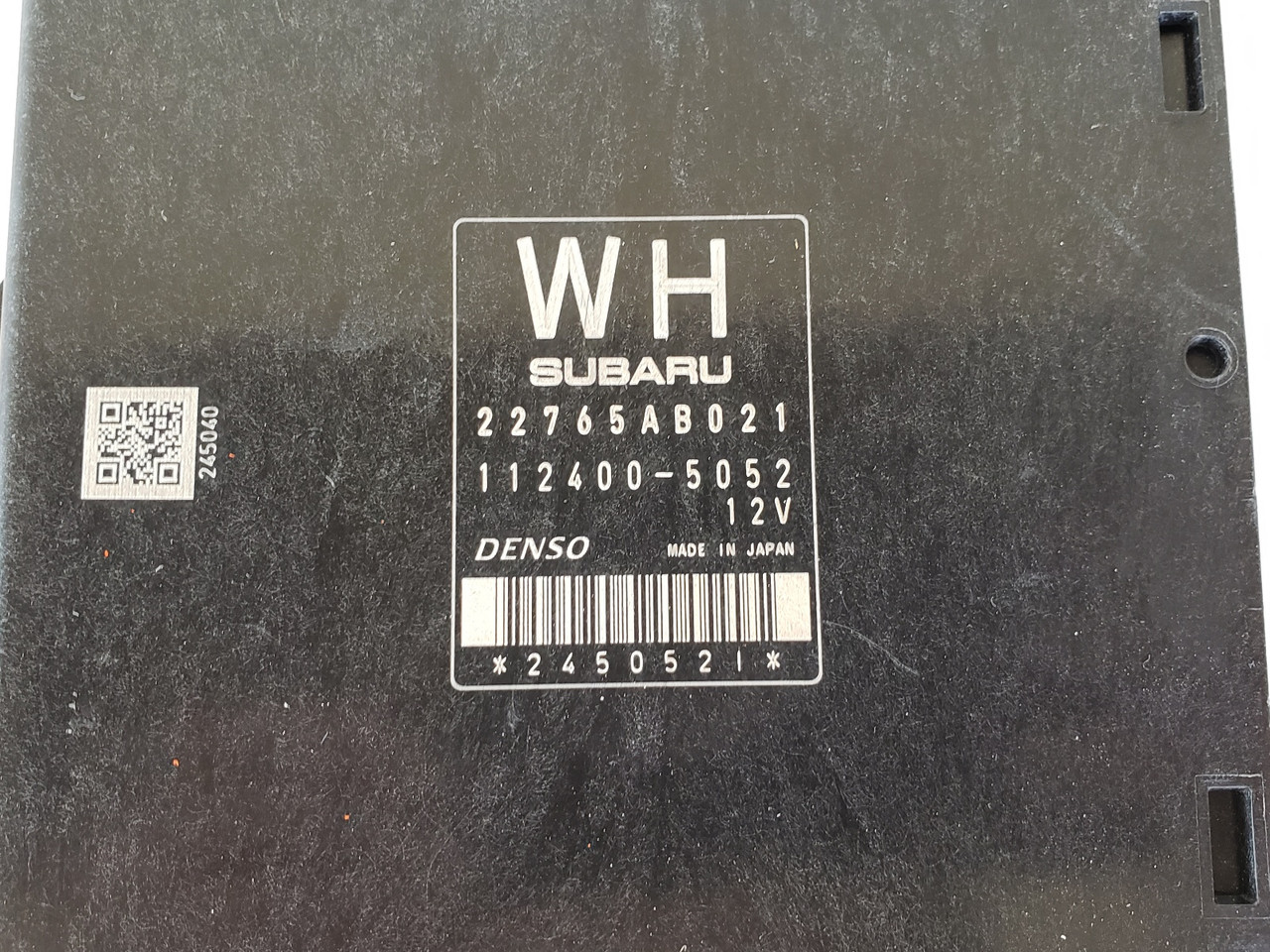 2011 Subaru Impreza 22765AB021 Computer Brain Engine Control ECU ECM EBX Module