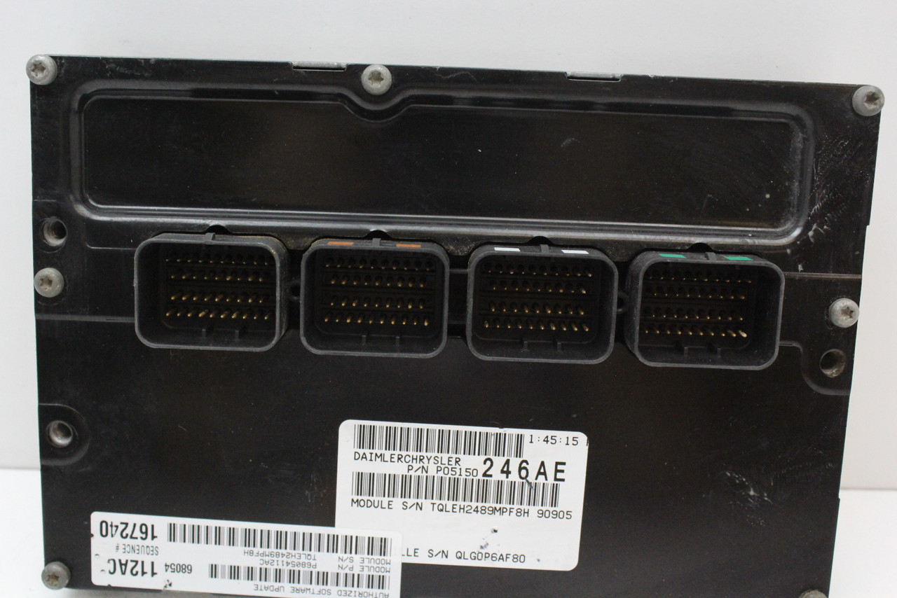 08-10 Chrysler 300 3.5L P68054112AC Computer Engine Control ECU ECM Module