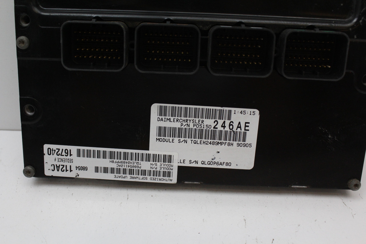 08-10 Chrysler 300 3.5L P68054112AC Computer Engine Control ECU ECM Module