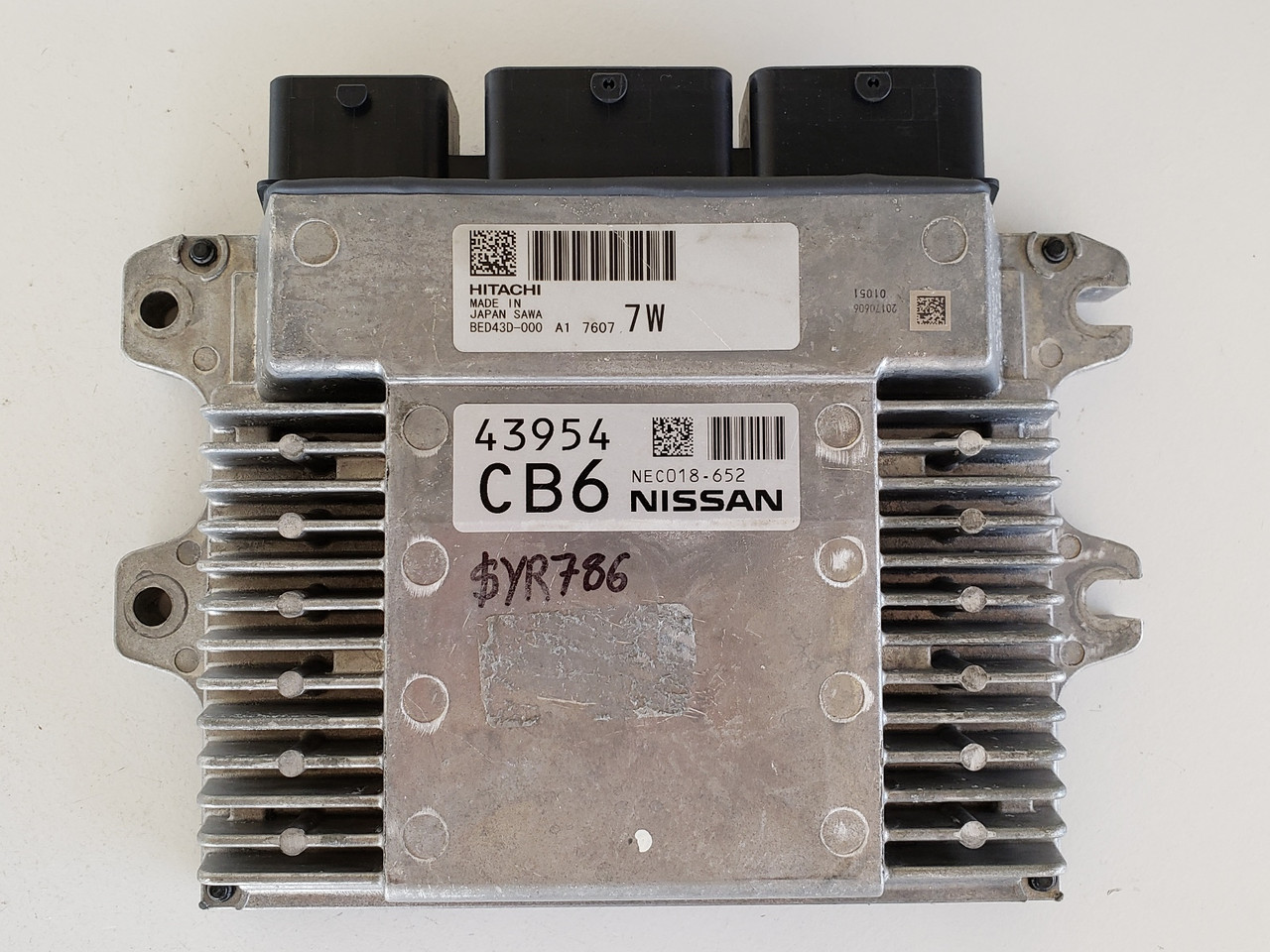 2017 Nissan Rogue BED430-000 A1 Computer Brain Engine Control ECU ECM EBX Module