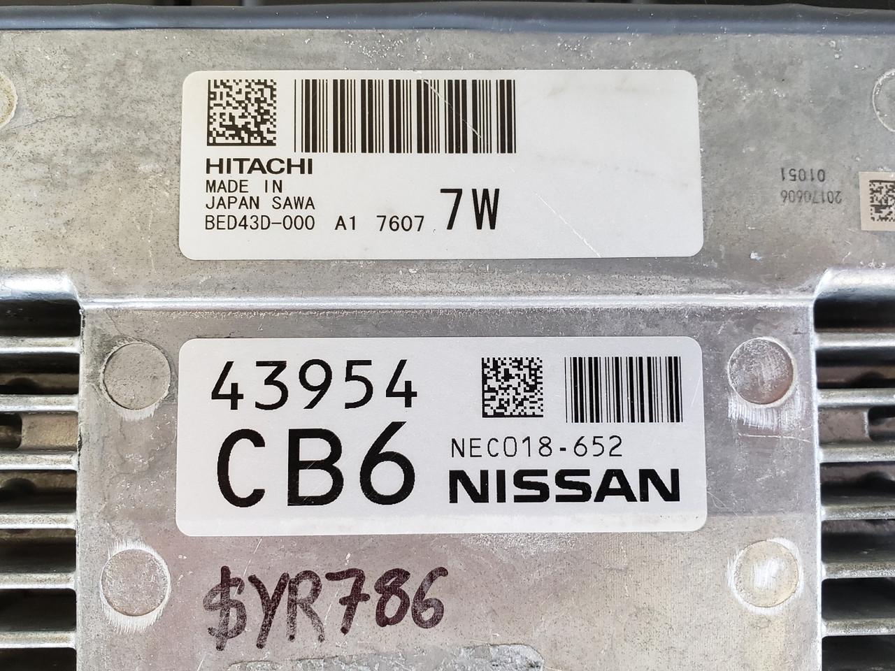 2017 Nissan Rogue BED430-000 A1 Computer Brain Engine Control ECU ECM EBX Module
