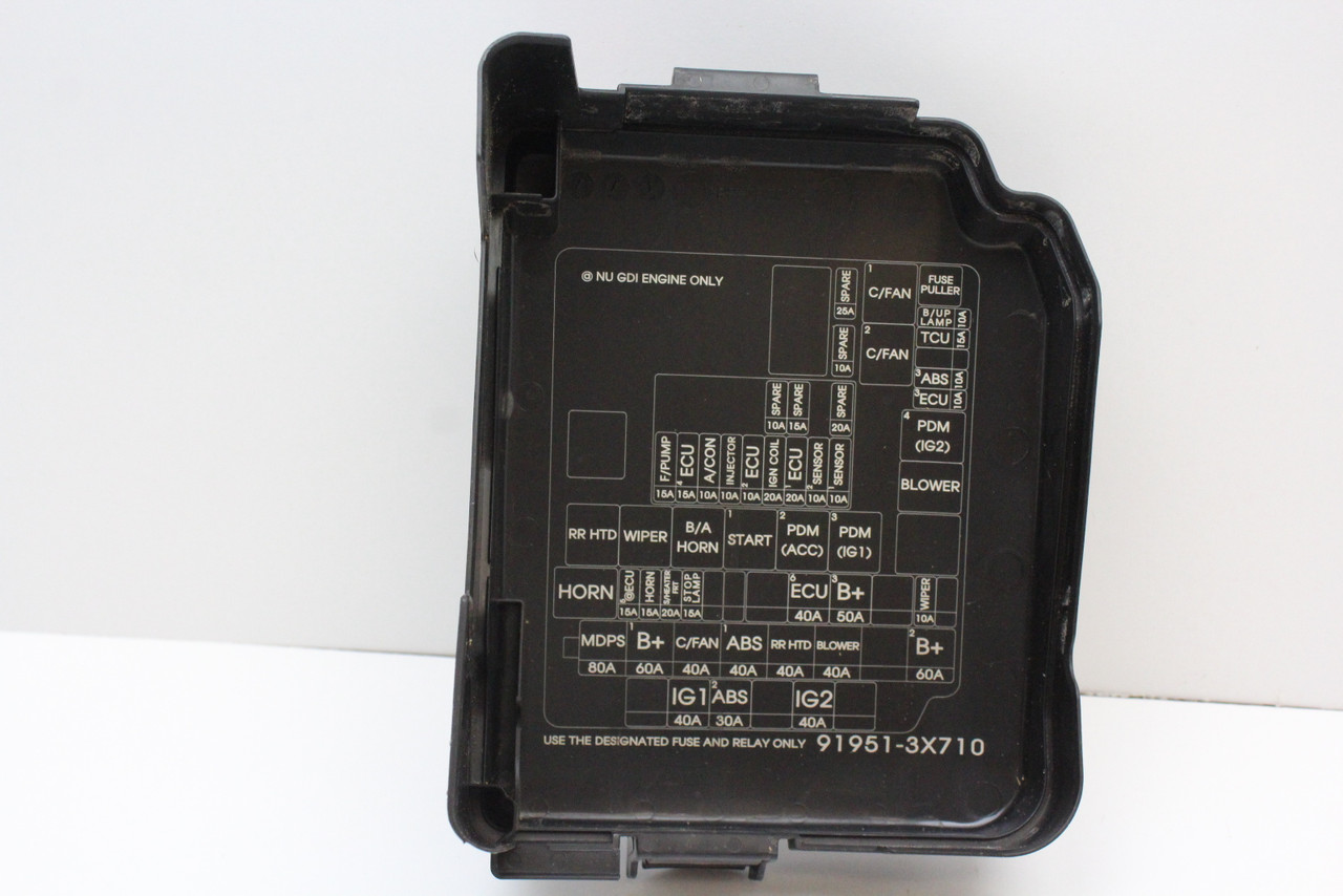 14 15 16 Hyundai Elantra 91265-3X060A Fusebox Fuse Box Relay Module Control