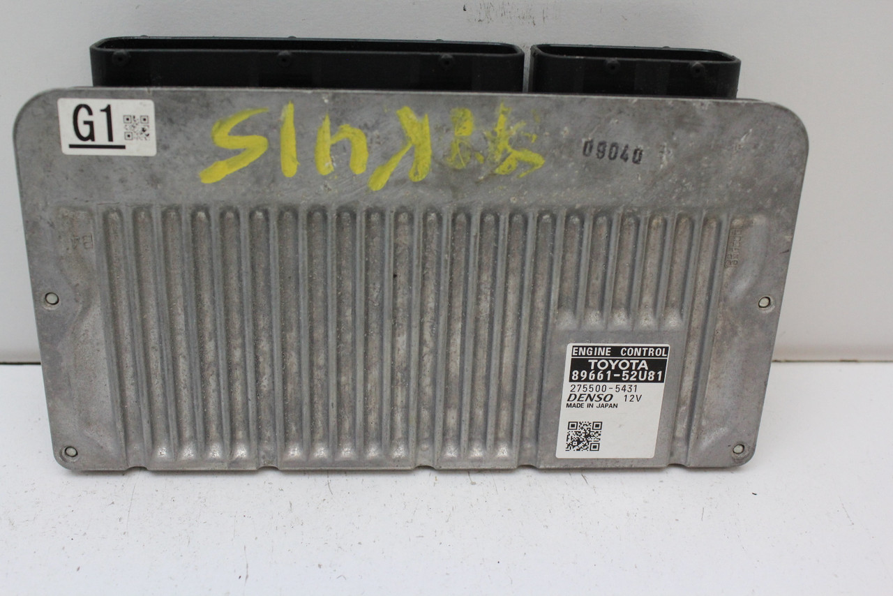 12 13 Toyota Prius 89661-52U81 Computer Brain Engine Control ECU ECM EBX Module