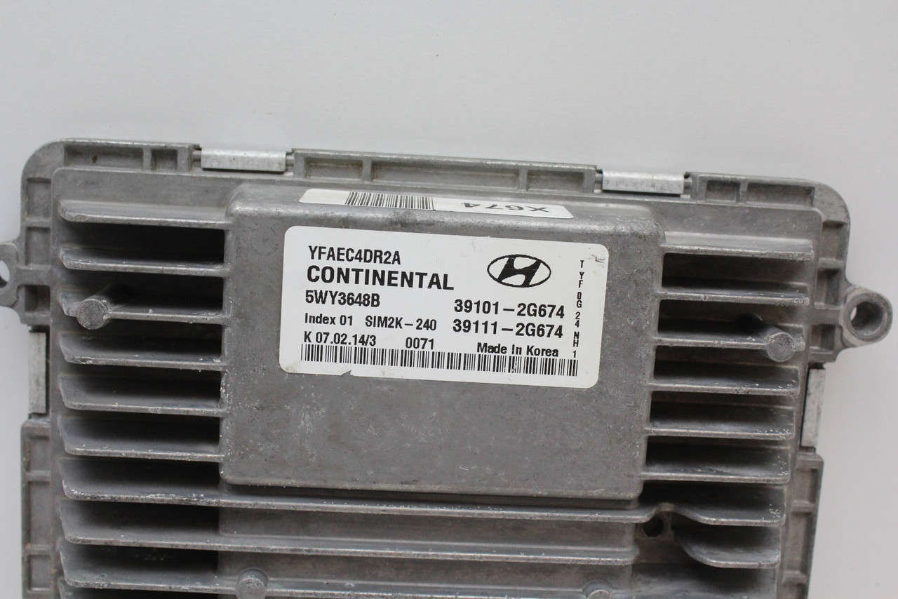 12 13 14 Hyundai Sonata 39111-2G674 Computer Engine Control