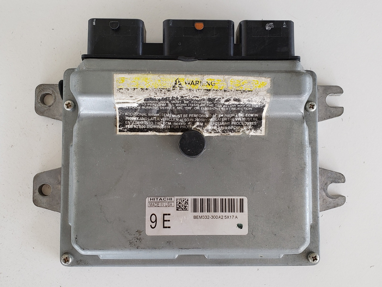 2012 Nissan Versa BEM332-300 A1 Computer Brain Engine Control ECU ECM EBX Module