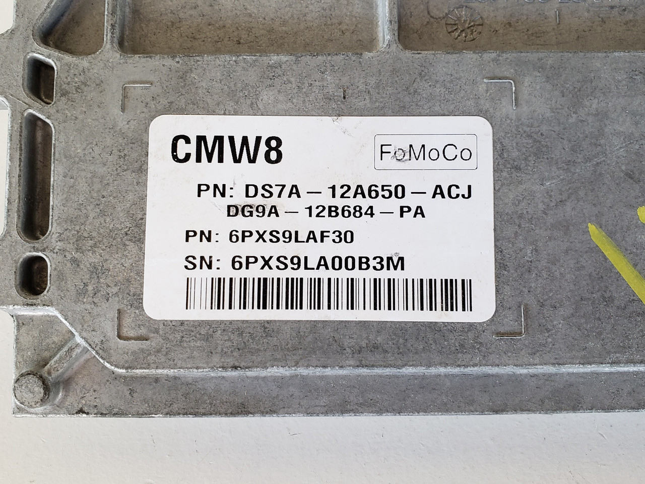 2013 Fusion DS7A-12A650-ACJ Computer Brain Engine Control ECU ECM EBX Module