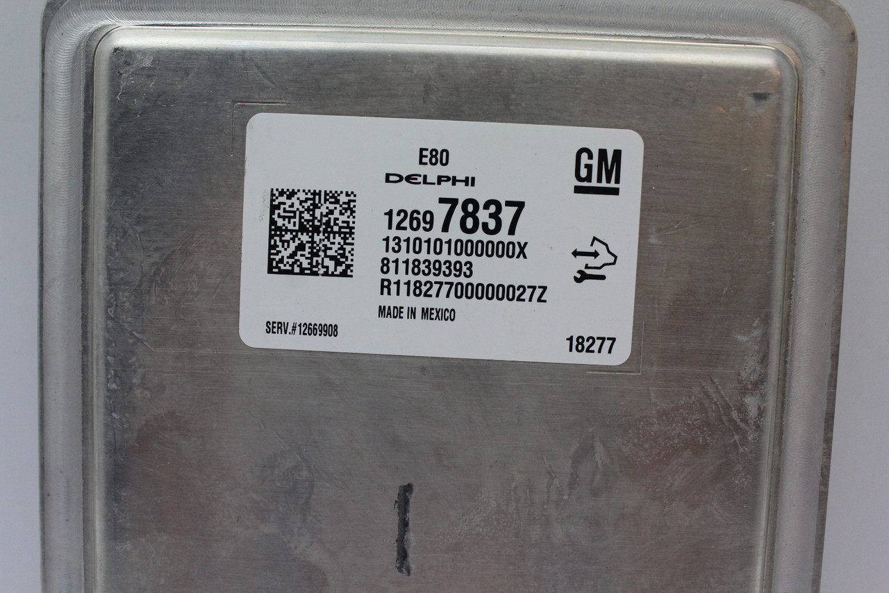 17-19 Chevrolet Malibu 12669908 Computer Brain Engine Control ECU ECM EBX Module